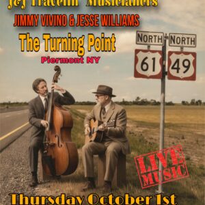 10/01/2026 Thursday JIMMY VIVINO & JESSE WILLIAMS  7:30